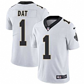 Nike New Orleans Saints #1 Who Dat White NFL Vapor Untouchable Limited Jersey,baseball caps,new era cap wholesale,wholesale hats
